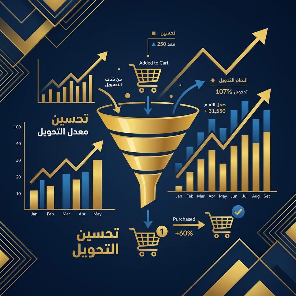 تحسين معدل التحويل للمتاجر الإلكترونية