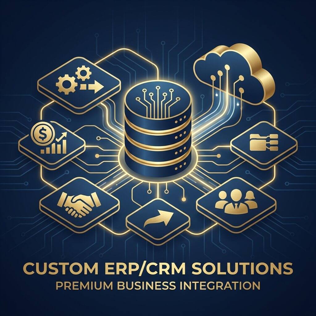 تطوير أنظمة ERP وCRM سحابية مخصصة